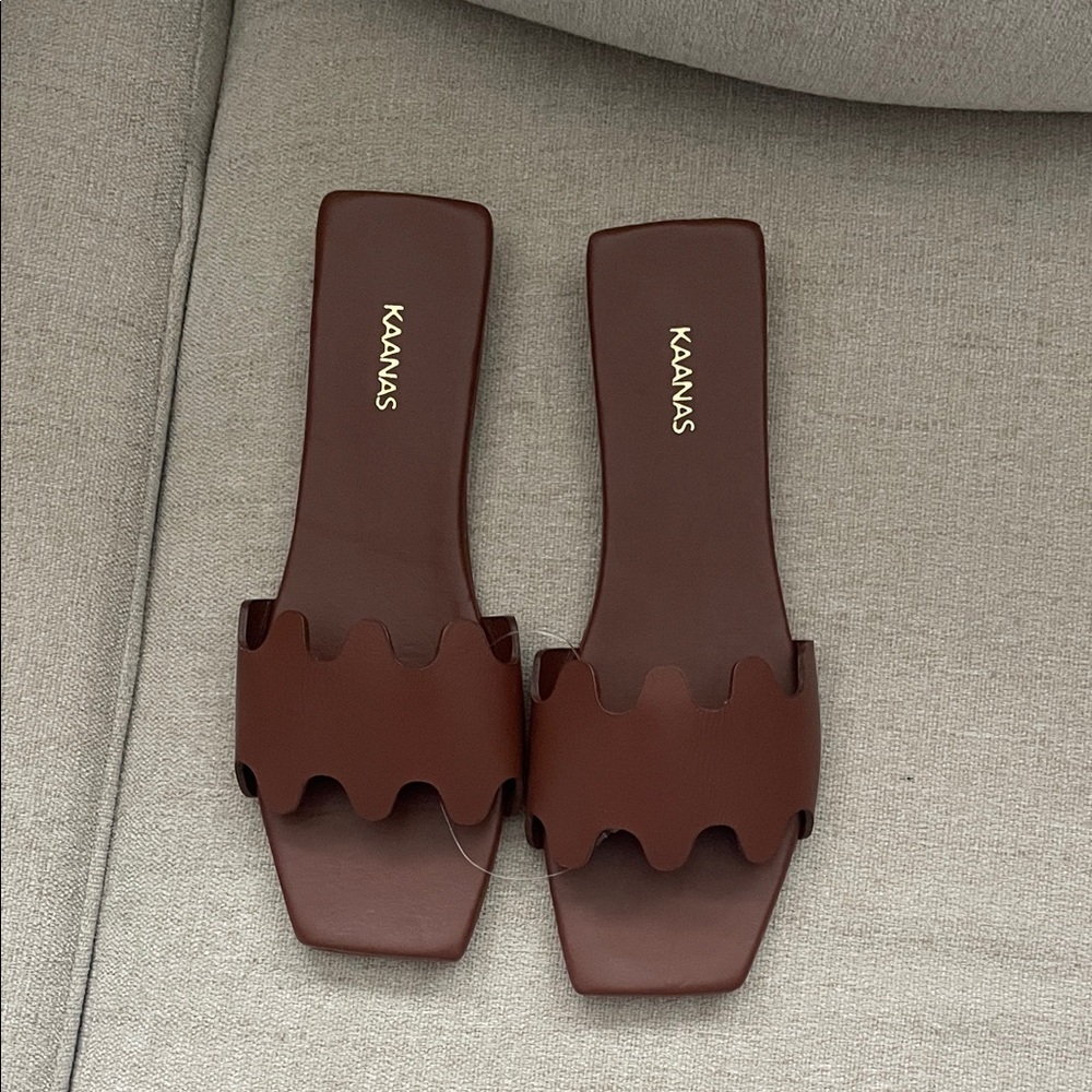 KAANAS Mallawi Slide Sandals- 9 NEW - Picture 2 of 6